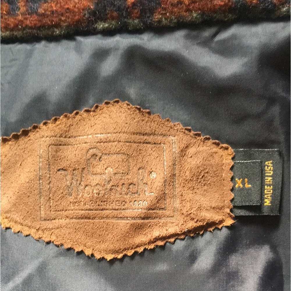WOOLRICH XL Navaho Aztec Blanket Coat Snap Closure Down Front Double pockets - Picture 2 of 16